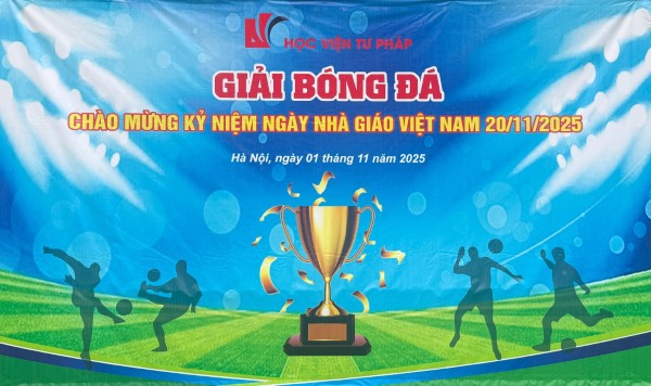 Học viện Tư pháp tổ chức chuỗi hoạt động sôi nổi, thắt chặt đoàn kết hướng tới Ngày Nhà giáo và Ngày Pháp luật Việt Nam